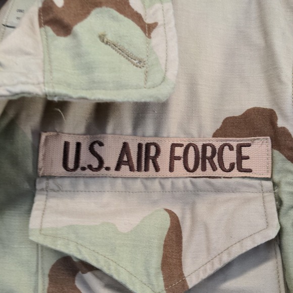 U.S. Air Force Men's Cold Weather Class 4 Field Coat Desert Camouflage M Short - Picture 11 of 15